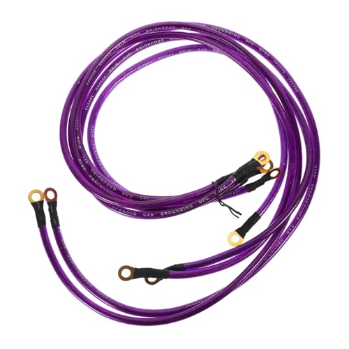 WEKADRIN 5St Audio Kabel subwooferkabel subwoofer Kabel Audioschalter Kabel befestigen Stereo-Audiokabel Kabel für Lautsprecher Audiokabel für Stereo-Audio Audio-Zubehör Kunststoff Violett von WEKADRIN