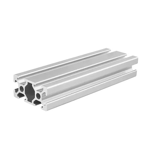 Aluminium gedrückt, 2 Stück 2040 Aluminium-Strangpressprofil, silberner 100-650-mm-Aluminiumprofilrahmen for CNC-Lasergravurmaschine(Length 200mm) von WEKONUMEX