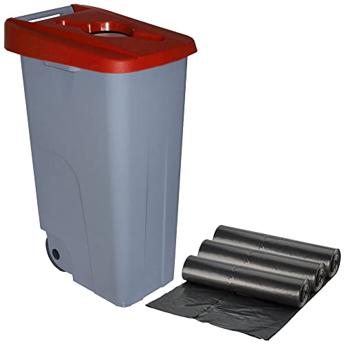 Öffnen Sie 110 Liter Recycle Container + 3x Müllsäcke mit 10 Einheiten von WELL HOME MOBILIARIO & DECORACIÓN