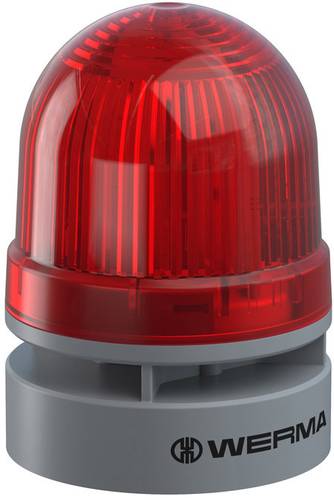 Werma Signaltechnik Signalleuchte Mini TwinFLASH Combi 24VAC/DC RD 460.120.75 Rot 24 V/DC 95 dB von WERMA SIGNALTECHNIK