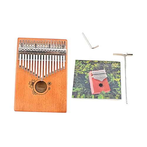 WESIEVYA 1 Satz Kalimba musikinstrumente musical instruments music instruments tragbares Klavier Mbira Fingerklavier tragbares Daumenklavier Fingerklavier mit 17 Tasten hölzern Light Brown von WESIEVYA