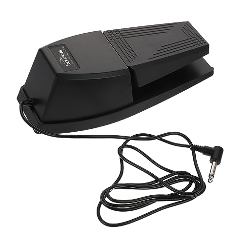 WESIEVYA 1 Stk Piano-pedal Fußdämpfer Für Digitalpianos Keyboard-sustain Sustain-pedal Für Keyboards Dämpferpedal Für Klavier Nützliches Piano-fußpedal Klavier Zubehör Abs-kunststoff Black von WESIEVYA