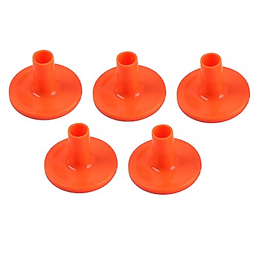 WESIEVYA 5st Drum-pads Ärmel Für Beckenständer Symbole Für Schlagzeug Beckenhülle Aus Filz Becken Ärmel Beckenfilzhut Beckenfilze Und -hüllen Ärmel Für Schlagtrommeln Trommelteile Orange von WESIEVYA