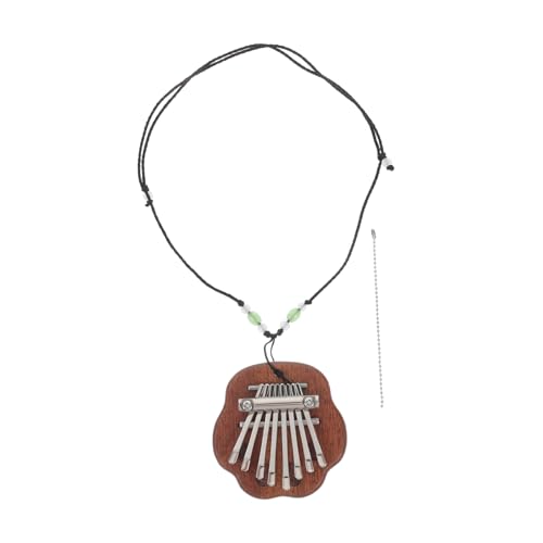 WESIEVYA 8-ton-daumenklavier 8 Tasten Daumenklavier Mini-daumenklavier Spielzeugklavier Mbira Fingerklavier Kalimba 8 Schlüssel Kleine Kalimba Kalimba-klavier Light Brown Rostfreier Stahl von WESIEVYA