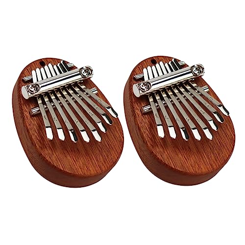 WESIEVYA Kalimba Daumenklavier Aus Holz 8 Töne Mini Musikinstrument Für Anfänger Und Profis Ideales Für Musikliebhaber Und Kinder von WESIEVYA