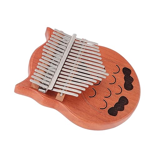 WESIEVYA Kalimba-daumen Klare Kalimba Musikinstrument Afrikanisches Fingerklavier Mini-klavier Zartes Fingerklavier 17 Tasten Daumen Kalimba Zuhause Kalimba Mini Kalimba Anfänger Mahagoni- von WESIEVYA