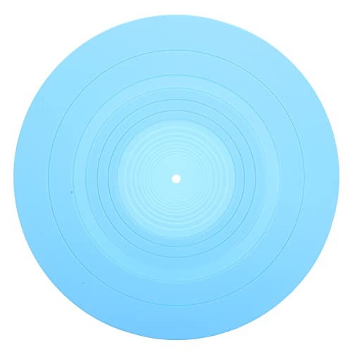 WESIEVYA Vinyl Schallplatten Silikonmatte Antistatische Disc Schutzpolster Für Plattenspieler Heim Audio Zubehör Rutschfeste Und Stoßdämpfende Matte Durchmesser von WESIEVYA