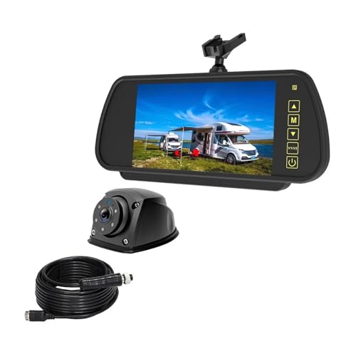 Rückfahrkamera-Kit Mit 7-Zoll-Monitor 1080P-Rückfahrkameraobjektiv Kann Um 360 Grad Gedreht Werden(Clip-Over-10M) von WESLNN