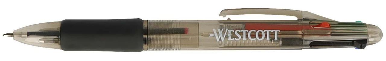 WESTCOTT VARIETY 4-Farben-Kugelschreiber 1.0 mm Mehrfarbig von WESTCOTT