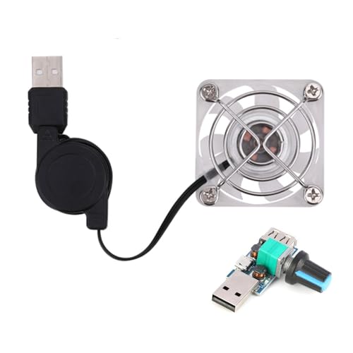 50 mm USB-Lüfter mit Geschwindigkeitsregelung, bürstenlose USB-Kühlung, DC 5 V, 50 mm x 10 mm, Lüfterkühler, Geschwindigkeit, 4200 U/min, Lüfter für PC-Gehäuse, Kühler, Raspberry Pi 50 mm USB-Lüfter mit Geschwindigkeitsregelung, bürstenlose USB-Kühlung, DC 5 V, 50 mm x 10 mm, Lüfterkühler, Geschwindigkeit, 4200 U/min, Lüfter für PC-Gehäuse, Kühler, Raspberry Pi von WGMHEFUN