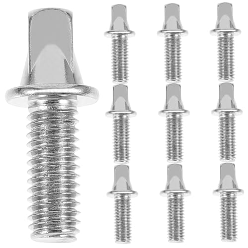 WHAMVOX 10St Fassverschraubungen Trommelschlüsselschrauben Trommelschrauben für Pedalwellen Schlagzeug Schrauben Schlagzeug Hardware Trommel-Hardware-Schrauben Snaredrum-Hardware von WHAMVOX