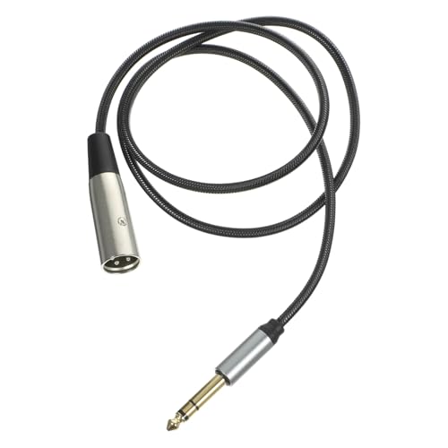 WHAMVOX 3 Audiogerätekabel Praktischer Audiokonverter Audiokabel Von Stecker Auf Dual-xlr-stecker Zusätzliches Mikrofonkabel Signal-audiokabel Adapterkabel Stereokabel Nylongeflecht Black von WHAMVOX