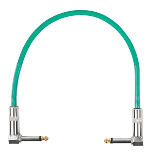 WHAMVOX Gitarrenkabel Pedalkabel Für E-gitarre Gitarren-patchkabel Patchkabel Für Gitarrenpedale Kabel Für Elektrische Gitarre Patchkabel Gitarre Pedal-patchkabel Kupferkern Green von WHAMVOX