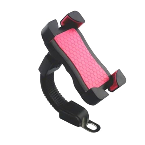 WHKM Motorrad-Handyhalterung, Fahrrad-Handyhalterung, Lenker-Handy-Klemme, Roller-Handy-Clip für 10,2 - 17,8 cm Smartphones von WHKM