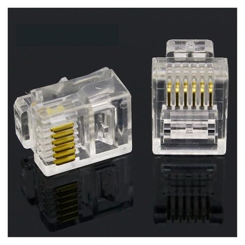 RJ11 6P6C Modular Jack Network Male, 6 Pin, Telephone Connector von WHRLQXM