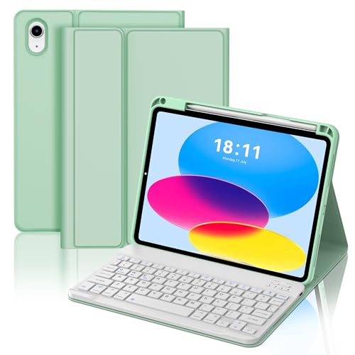 WINCHKING Tastaturhülle für iPad 10. Grün von WINCHKING