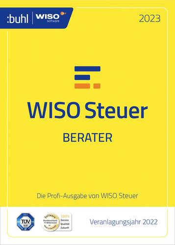 WISO Steuer-Berater 2023 - Handel Vollversion, 1 Lizenz Windows Steuer-Software von WISO