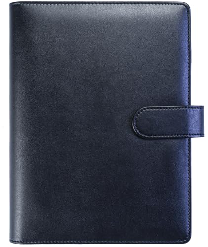 WITHYU A5 Binder, 6 Ring A5 Ringbuch Kunstleder, Ringbuch A5 Nachfüllbar (ohne Innenseitenpapier),A5 Ringordner,A5 Haushaltsordner,A5-Notizbuch für Organizing Planner Nachfüllseiten WITHYU A5 Binder, 6 Ring A5 Ringbuch Kunstleder, Ringbuch A5 Nachfüllbar (ohne Innenseitenpapier),A5 Ringordner,A5 Haushaltsordner,A5-Notizbuch für Organizing Planner Nachfüllseiten von WITHYU