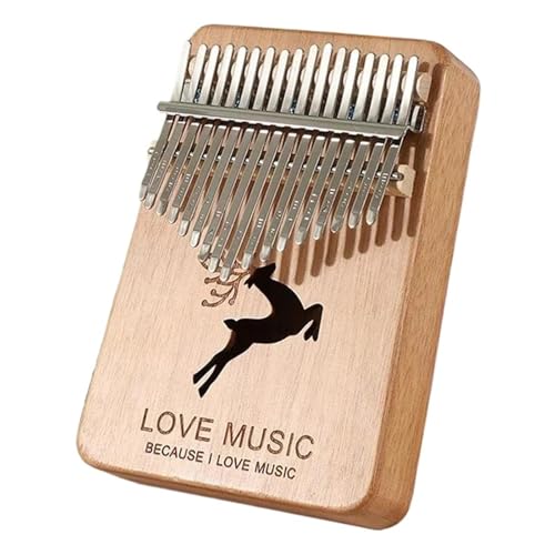 Daumenklavier 17 Tasten Kalimba Buche Daumenklavier Holz Musikinstrumente Geschenke(Style 6) von WKRTGFHJ