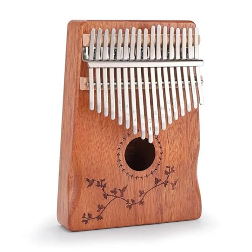 Daumenklavier 17-Tasten Mahagoni Daumenklavier Kalimba Fingerklavier Musikinstrument für Performance-Aufnahmen von WKRTGFHJ