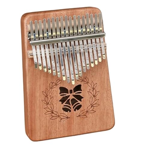 Daumenklavier Kalimba 17 Tasten Daumenklavier Mahagoni Professionelles Fingerklavier Mit Stimmhammer Musikinstrument(Style 3) von WKRTGFHJ