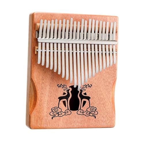 Daumenklavier Kalimba 21 Tasten 17 Tasten Mahagoni Holz Kalimba Mit Loch Für Anfänger Musikinstrument(21 keys1) von WKRTGFHJ