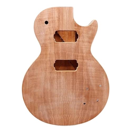 Gitarrenkorpus holz Tiger Grained DIY Body Okoume Für LP E Gitarren Zubehör von WKRTGFHJ