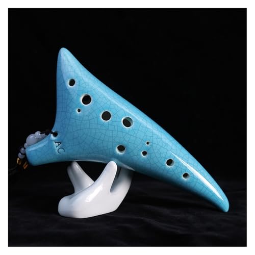 Okarina-Anfänger Ocarina 12-Loch Alto AC-gestimmtes Ocarina Professionelles Einsteigerinstrument Für Anfänger(Style 2) von WKRTGFHJ