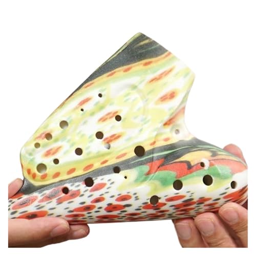 Okarina-Anfänger Triple Ocarina Alto C Key AC Professionelle Ocarina Musik Instrument Anfänger Mehrere Farben Sind Verfügbar(Style 1) von WKRTGFHJ