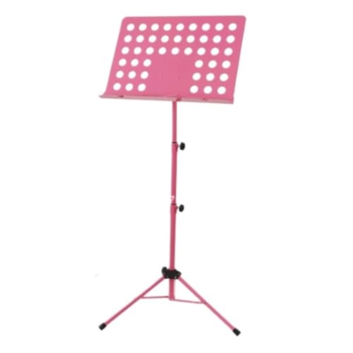 Notenständer Faltbarer Notenständer, Trommelständer, Violinen-Notenständer, Gitarren-Notenständer, Erhu, Guzheng-Notenständer, Klavier Desktop-Notenständer(Pink) von WLFKL