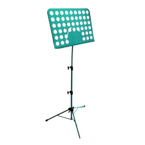 Notenständer Konzert-Notenständer, Tragbar, Faltbar, For Anheben Und Anpassen, Gitarren-Notenständer, Home Drum Guzheng-Notenständer Desktop-Notenständer(Green) von WLFKL