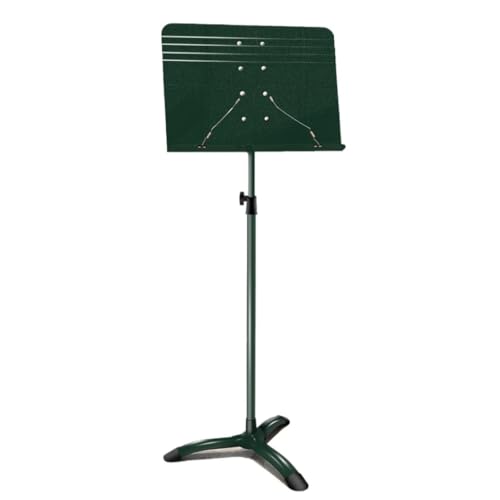 Notenständer Notenständer, Multifunktionaler Notenständer For Gitarre, Violine, Klavier, Musikinstrument, Tragbar, For Anheben, Dirigentenpult Desktop-Notenständer(Green) von WLFKL