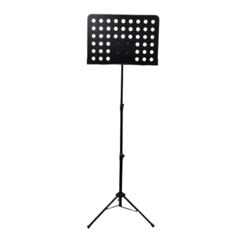 Notenständer Tragbarer, Einziehbarer Notenständer For Zu Hause, Mit Optionaler Gitarre, Guzheng, Schlagzeug Und Einziehbarem Notenständer Desktop-Notenständer(Black) von WLFKL