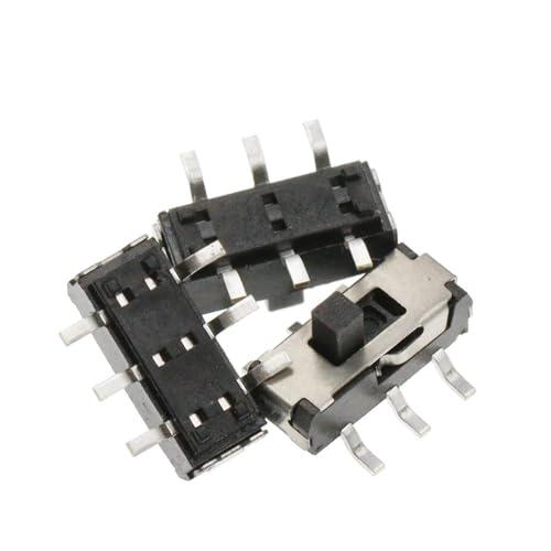 100PCS MSS22D18 Mini Miniature SMD SMT Slide Switch 2P2T 6Pin Handle High 2MM For DVD Switch von WLHHBO