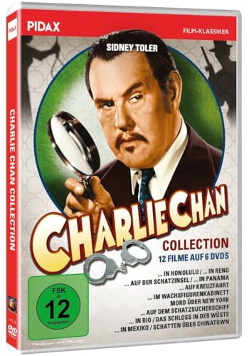 Charlie Chan - Collection / Zwölf spannende Kriminalfälle mit Sidney Toler (Pidax Film-Klassiker) [6 DVDs] von WME Film Klassiker (Pidax Film)