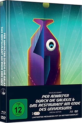 Per Anhalter durch die Galaxis & Das Restaurant am Ende des Universums - Mediabook - Cover C - Limited Edition auf 333 Stück (+ DVD) [Blu-ray] von WME Film Klassiker