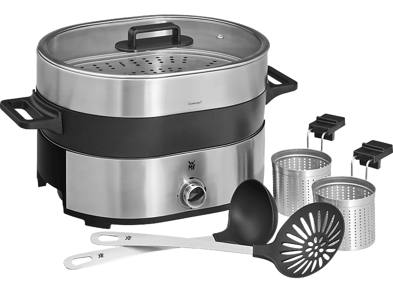 WMF 04.1554.0011 Lono Hot Pot & Dampfgarer (1700 Watt, Cromargan®) von WMF