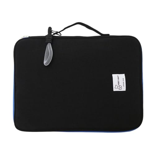 WNDUOKXH Praktische und einfach zu handhabende Laptop Hülle für 14 Zoll, für, 14 Zoll Laptoptasche, 14 Zoll Nylon 14 Laptop Tasche, Schwarz, 14 15 Zoll von WNDUOKXH