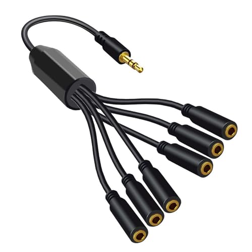 WNXGNHO 1 In 3/4/5/6 Out 3 5mm Kabel Männlich Zu Weiblich Stereo Draht Splitter Kabel Linie Für Kopfhörer Lautsprecher von WNXGNHO