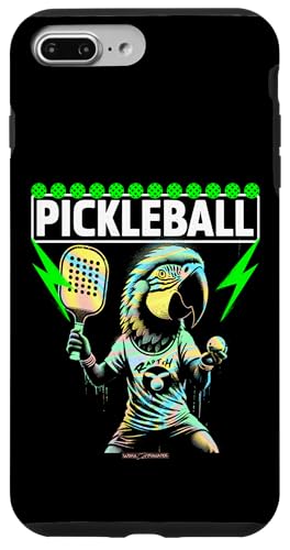 Hülle für iPhone 7 Plus/8 Plus Ein Papagei spielt Pickleball – lustige Stimmung von WOAH MANATEE