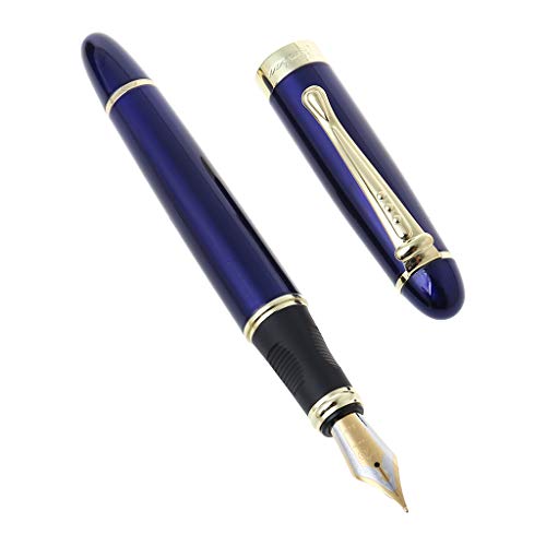 Jinhao X450 Luxus Herren Füllfederhalter Business Student 0,5 mm für extra feine Feder von WOEIFGV