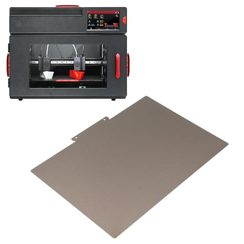 WOOXGEHM 3D Drucker Bauplatte für Raise3d E2, Doppelseitige PEI Pulverbeschichtung, X368 Mm, 0, 5 mm Dicke, Doppelseitige Druckplattformplatte von WOOXGEHM