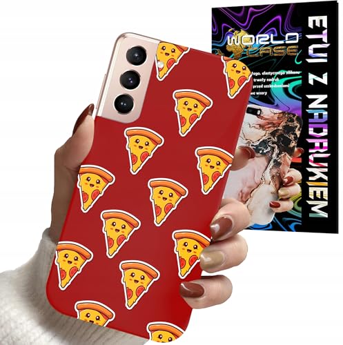 TASCHE CASE FÜR SAMSUNG S22 - PIZZA DAMEN MUSTER SCHAUM PACK von WORLD CASE