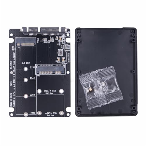 WOURRD NGFF SSD Zu SATA3 Adapterkarte MSATA Protokoll NGFF SSD Zu SATA3.0 Festplatte Festplattenadapterplatine Für 2230-2280 von WOURRD