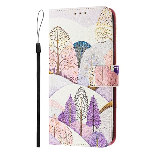 WOWUDI für Handyhülle iPhone 6 Plus / 7 Plus,Leather Flip Wallet Phone Case Cover [3 Kartenfächer] [Magnet Verschluss] Schöne Graffiti-Schutzhülle aus Leder Hülle - 6 von WOWUDI