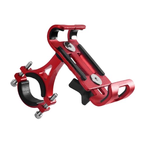 WPHLYZ GPS Navigations Halterung Motorrad Telefon Halter 360 Rotation Fahrrad Telefon Halter Universal Lenker Handy Halter Für Fahrräder Motorräder Telefonhalterung(Red) von WPHLYZ