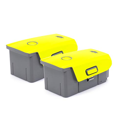 Wrapgrade Skin kompatibel mit Mavic Air 2 & DJI Air 2S | 2 Batterien (NEON Yellow) von WRAPGRADE