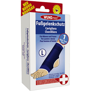 WUNDmed® Sprunggelenkbandage, Gr. L blau, 1 St. von WUNDmed®