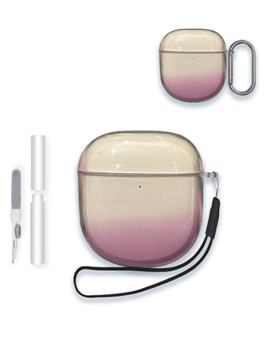 Schutzhülle für WUNIAK Ultra-offene Bluetooth-Ohrhörer, Farbverlauf, TPU-Schutzhülle mit Schlüsselanhänger und Reinigungsset für WUNIAK Ultra-offene Ohrhörer, Violett Schutzhülle für WUNIAK Ultra-offene Bluetooth-Ohrhörer, Farbverlauf, TPU-Schutzhülle mit Schlüsselanhänger und Reinigungsset für WUNIAK Ultra-offene Ohrhörer, Violett von WUNIAK