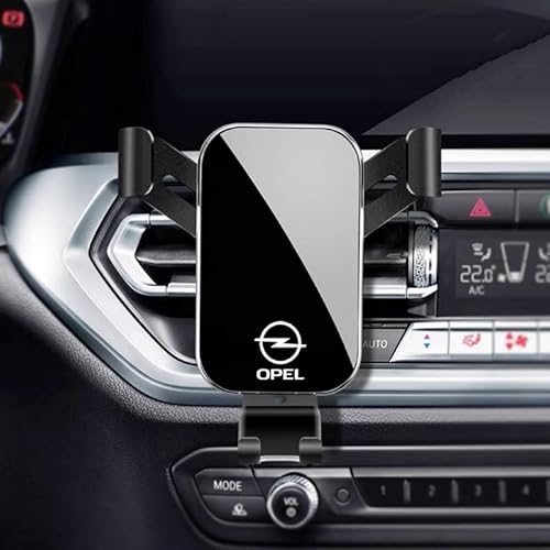 WUURAA Auto Handyhalter Für Opel Karl 2015 2016 2017, Auto Handyhalterung Für Lüftung 360°Drehbar Handyhalter Fürs Auto Mit EIN-Knopf-Release Zubehö,A von WUURAA